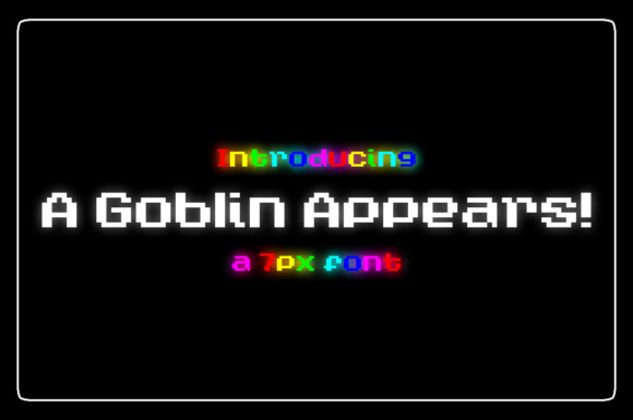 A Goblin Appears: Retro Display Fonts for Editorial Design