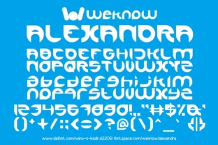 Alexandra: The Futuristic Display Font for Handmade Brands