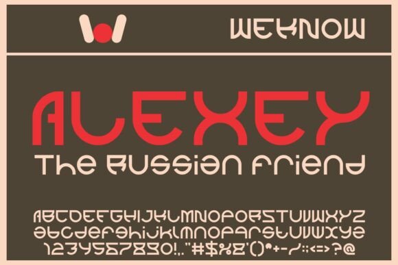 Alexey: A Remarkable Display Font for Creative Branding