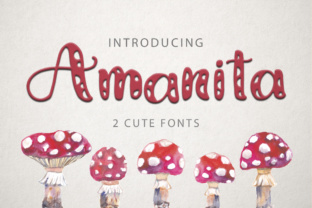Amanita: A Playful Display Typeface for Editorial Design