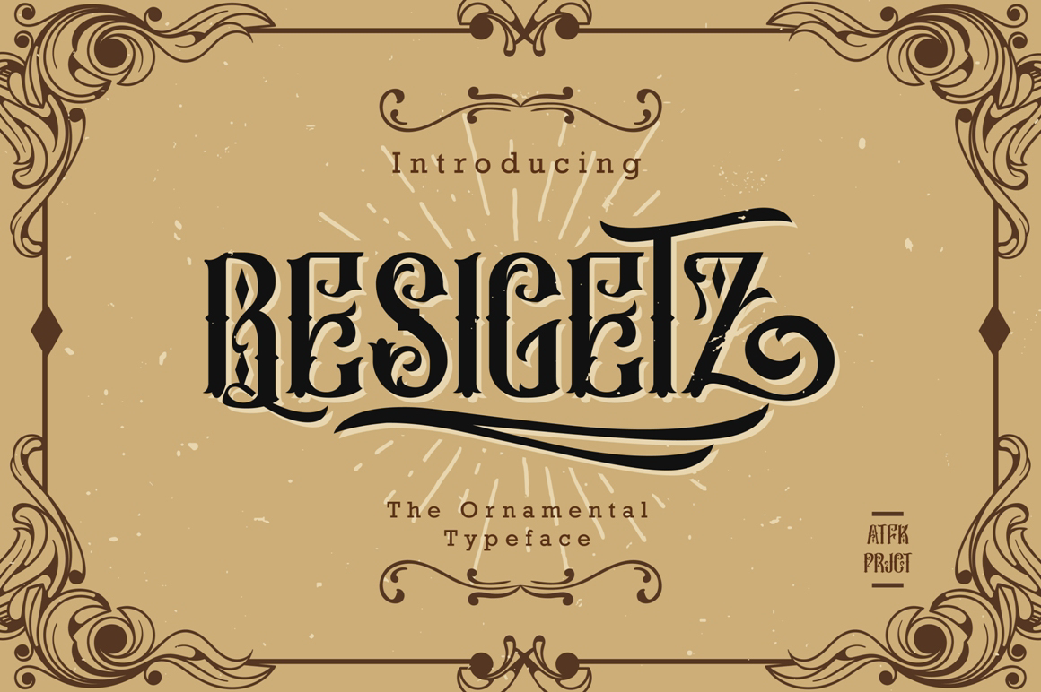 Besigetz: The Art Nouveau Display Font for Scroll-Stopping Campaigns