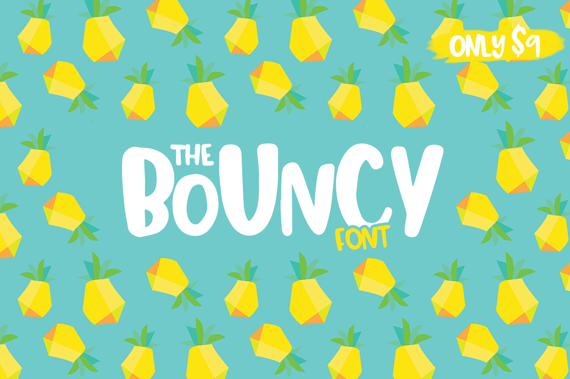 Bouncy: The Hand-Drawn Display Font for Jovial Web Experiences