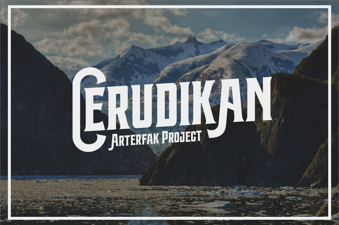 Cerudikan: A Bold Display Typeface for Modern Editorial Design
