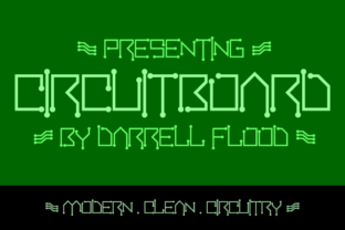Circuitboard: A Premium Display Font for Tech Branding