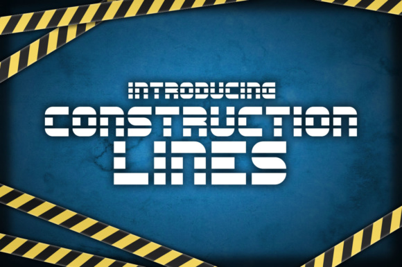 Construction Lines: The Ultimate Display Font for Bold Campaigns