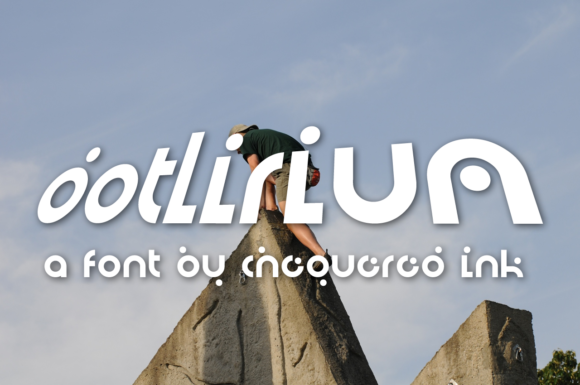 Dotlirium: The Alien Display Font for Handmade Brands