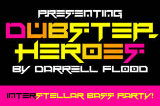 Dubstep Heroes: The Sci-Fi Display Font for High-Energy Campaigns
