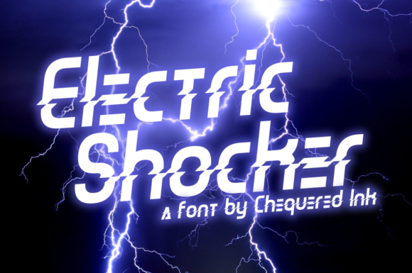 Electric Shocker: The Bold Display Font for Handmade Creations