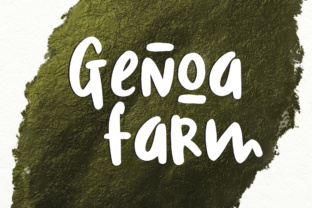 Genoa Farm: A Bold Display Typeface for Editorial Design