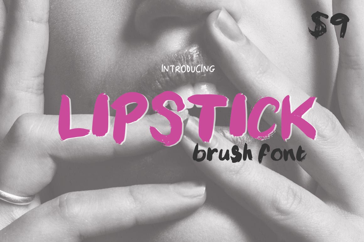 Lipstick Brush: The Edgy Display Typeface for Bold Campaigns