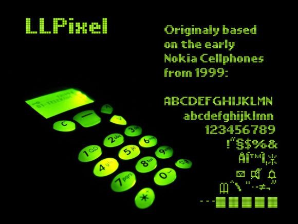 LL Pixel: A Retro Display Typeface for Editorial Design