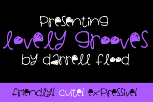 Lovely Grooves: A Hand-Drawn Typeface for Playful Editorial Design