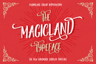 Magicland: A Vintage Display Font for Magical Brand Identities