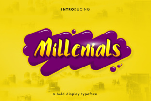 Millenials: A Bold Typeface for Modern Editorial Design