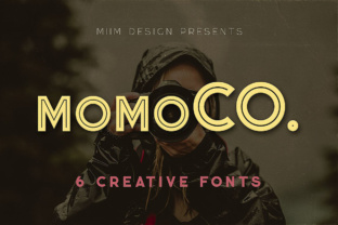 Momoco: The Geometric Display Font for Modern Branding