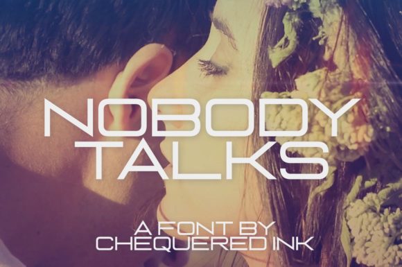 Nobody Talks: The Clean Techno Typeface for High-Impact Campaigns