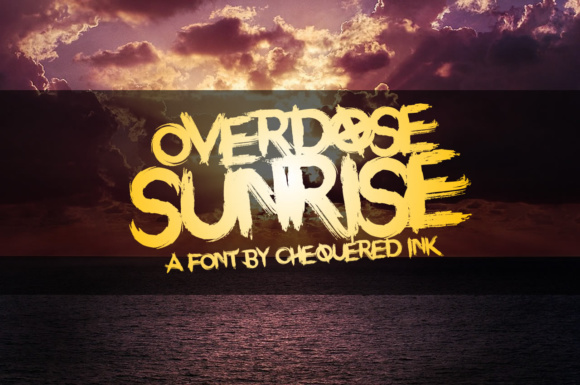 Overdose Sunrise Typeface: Bold Display Fonts for High-Impact Campaigns