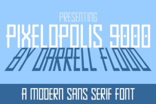 Pixelopolis 9000: The Modern Display Typeface for Futuristic Web Design