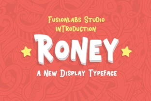 Roney: A Youthful Display Font for Dynamic Branding