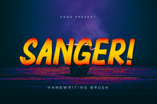 Sanger Brush Font for Editorial Design and Branding