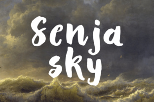 Senja Sky: The Cute Display Font for Unique Branding