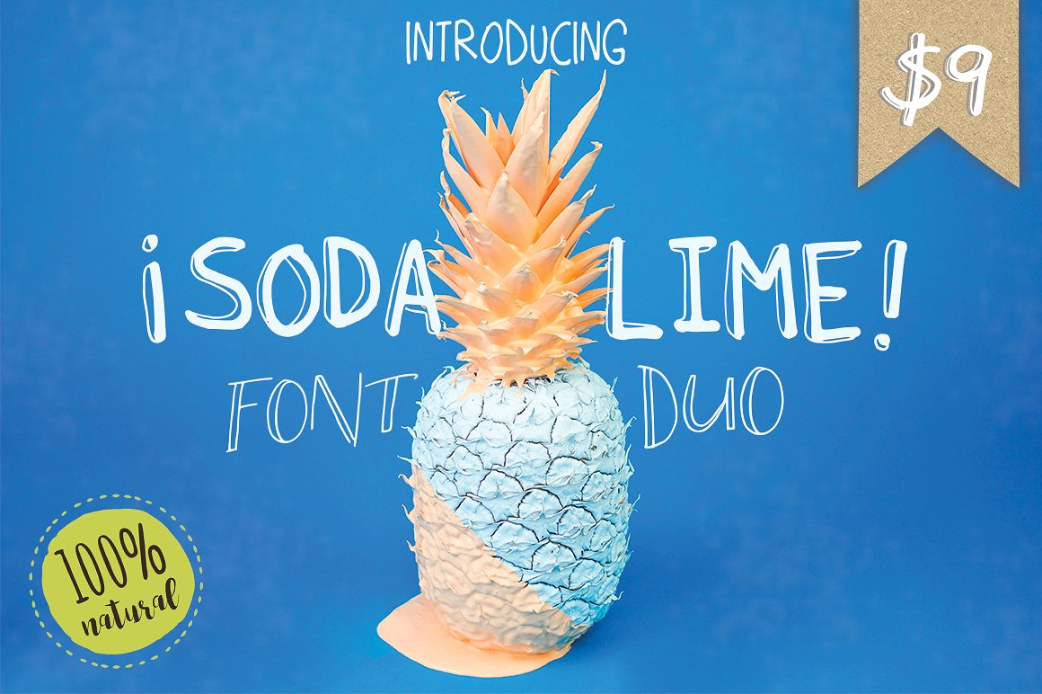 Soda Lime: A Fun Display Font Duo for Creative Makers