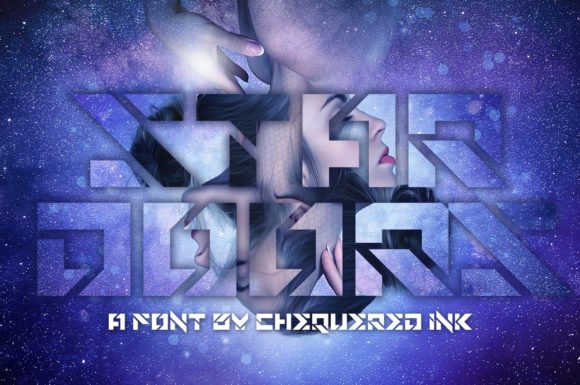 Star Doors: A Stencil Techno Typeface for Modern Web Design