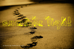 Summer Light: The Perfect Display Typeface for Seasonal Crafts