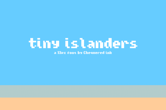 Tiny Islanders: The Pixel Font for Retro Branding