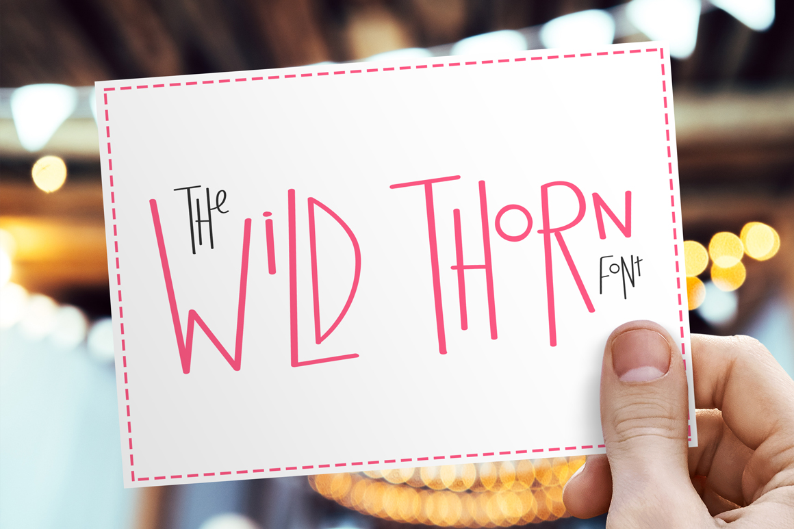 Wild Thorn: The Display Font for Bold Brand Identities