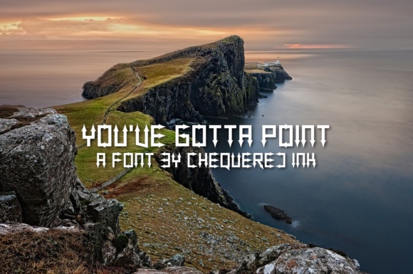 You ve Gotta Point: The Perfect Display Font for Handmade Halloween Projects